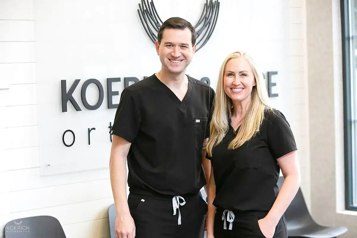 Dr Leonardo and Dr. Lindsey Koerich at Koerich Orthodontics in Charlotte NC.